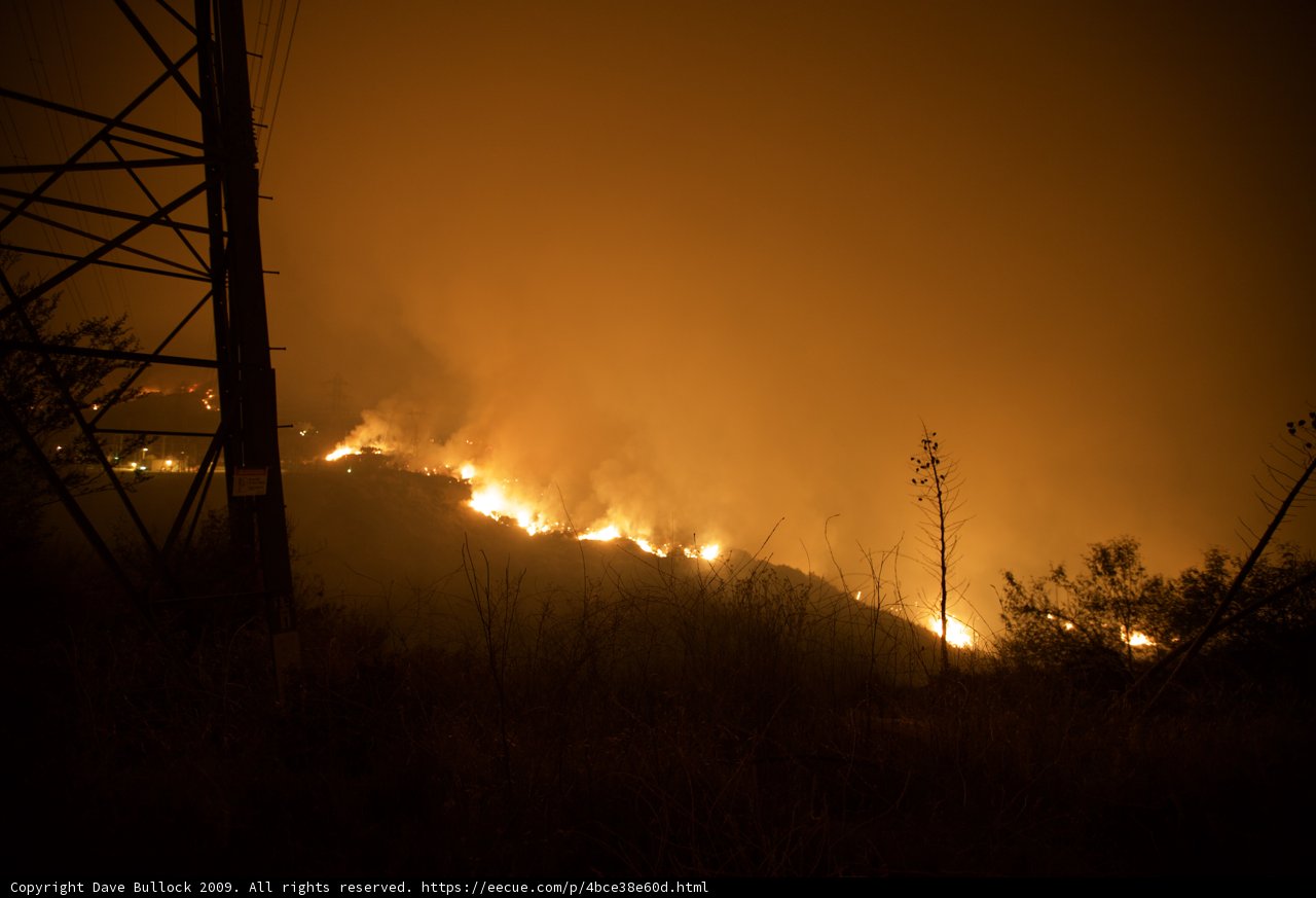 Hilltop inferno