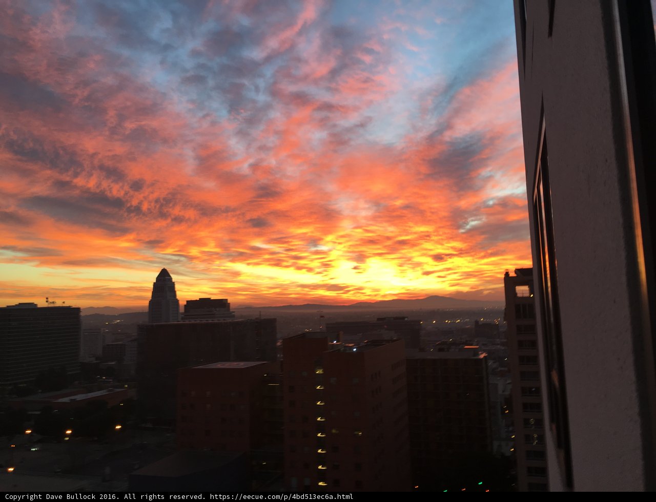 Radiant Sunset Over Bustling Metropolis