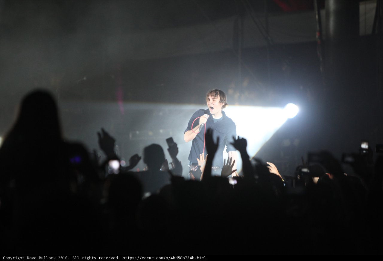 Thomas Mars Rocks the Stage at Coachella