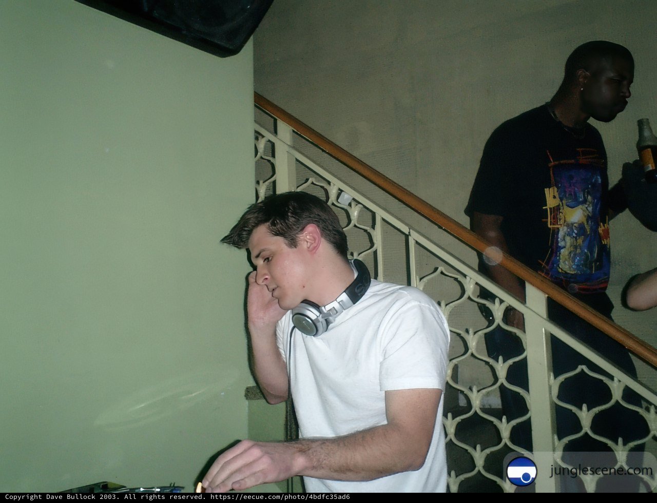 DJ Steve J at the Turntables