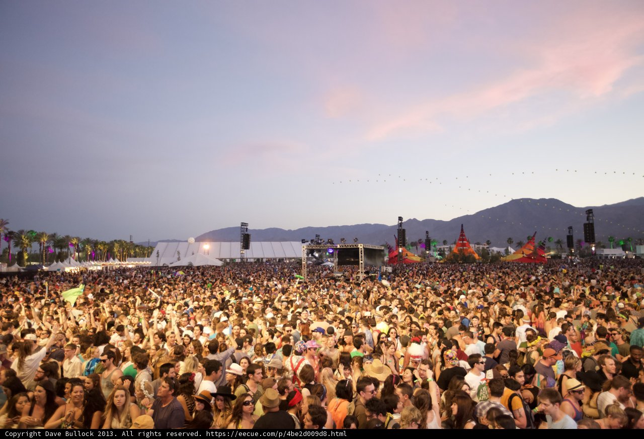 Coachella Concert Crowd