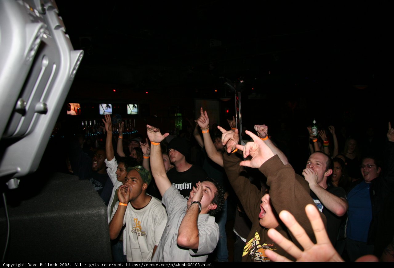 Nightlife Fun with Urban Crowd