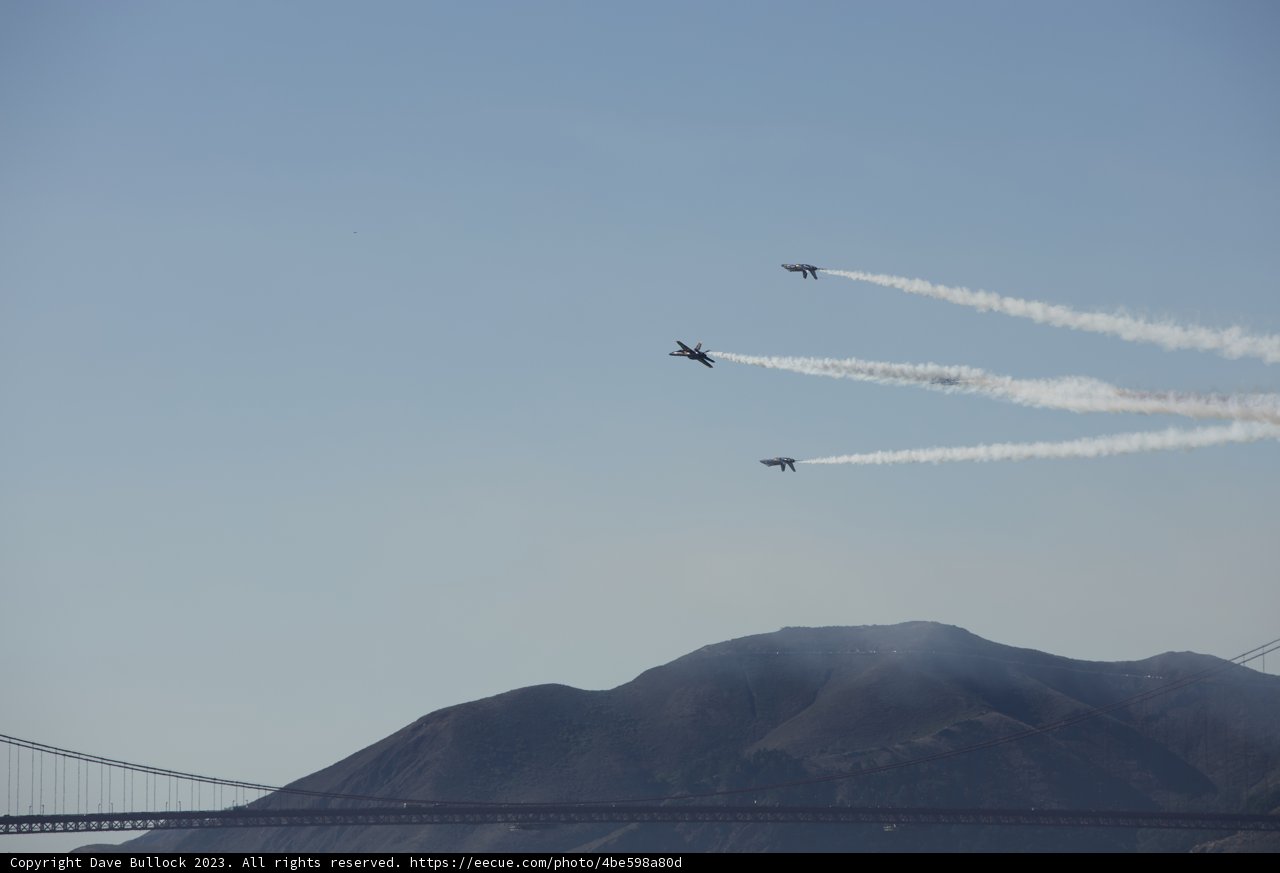 Aerial Acrobatics at Fleet Week Air Show, 2023