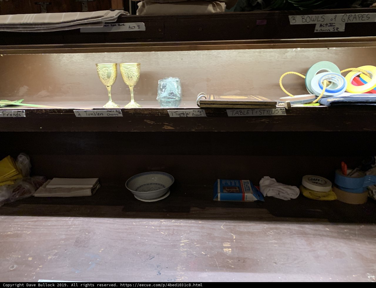 Organized Chaos on Plywood Shelves