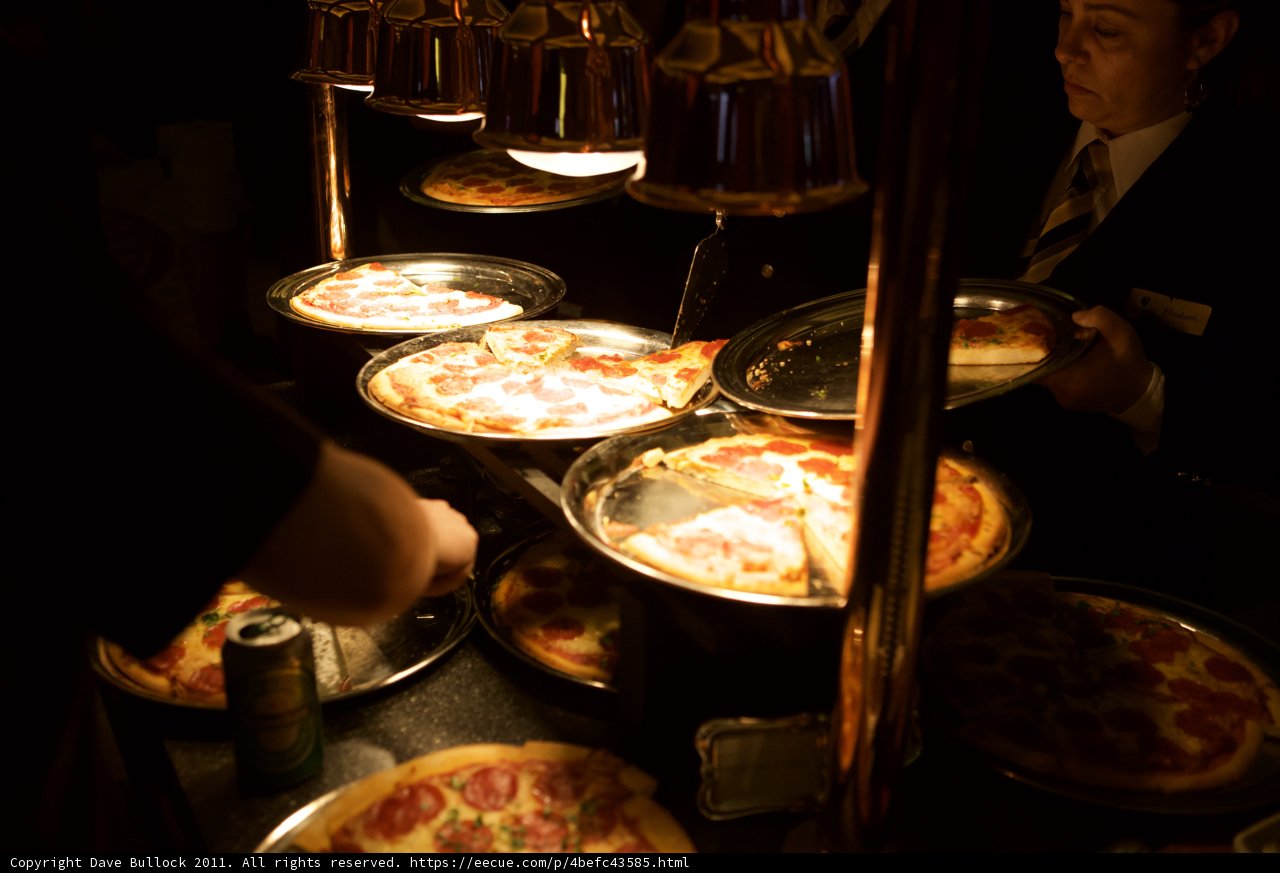 Pizza Party at the Cafeteria