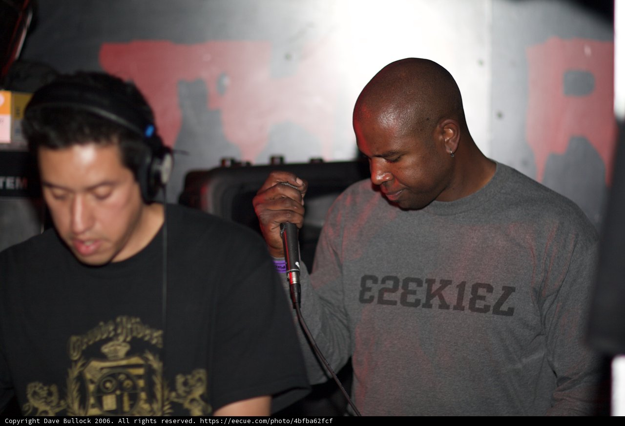 Raul R with the Mic