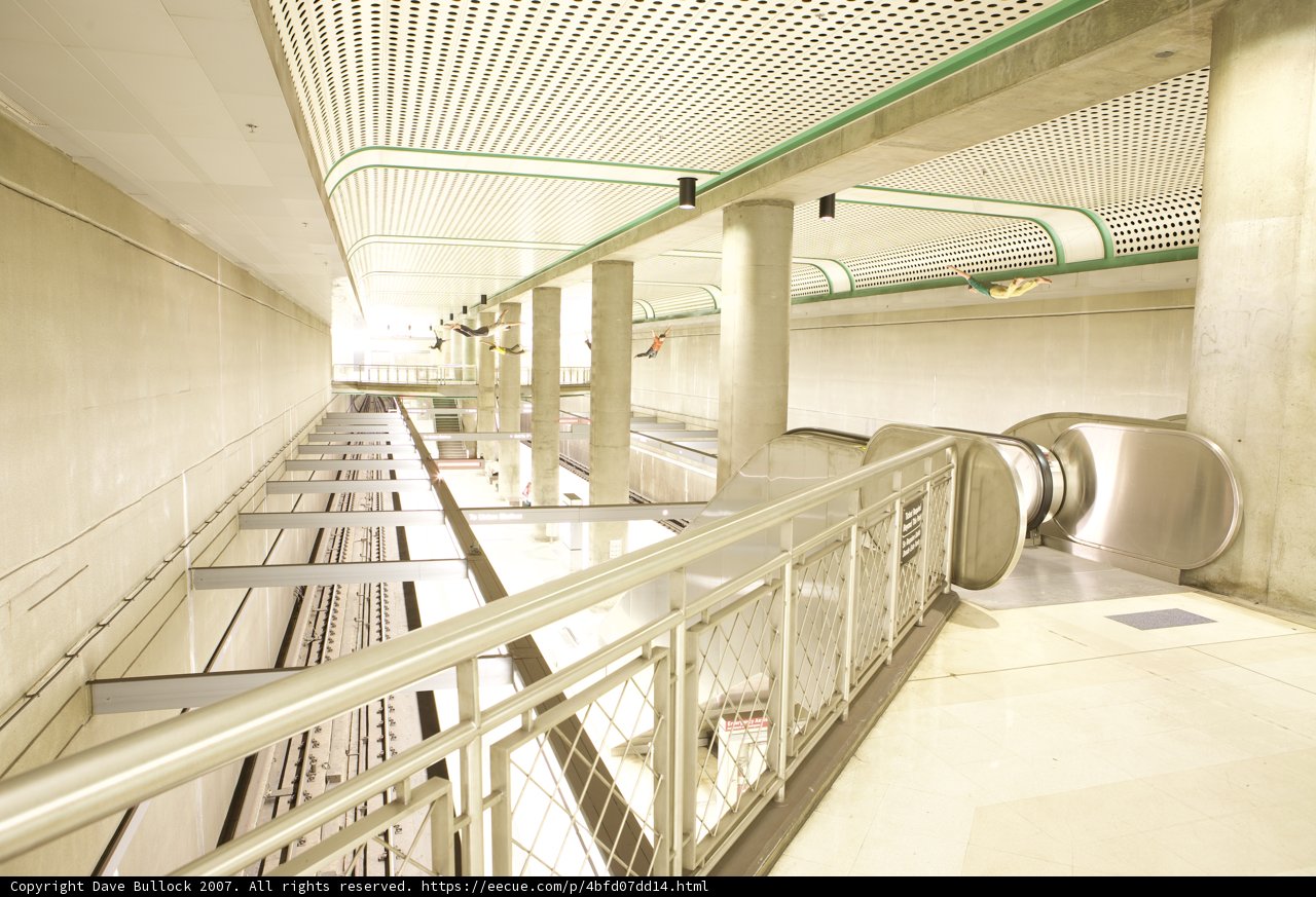 Industrial Handrail in a Housing Building