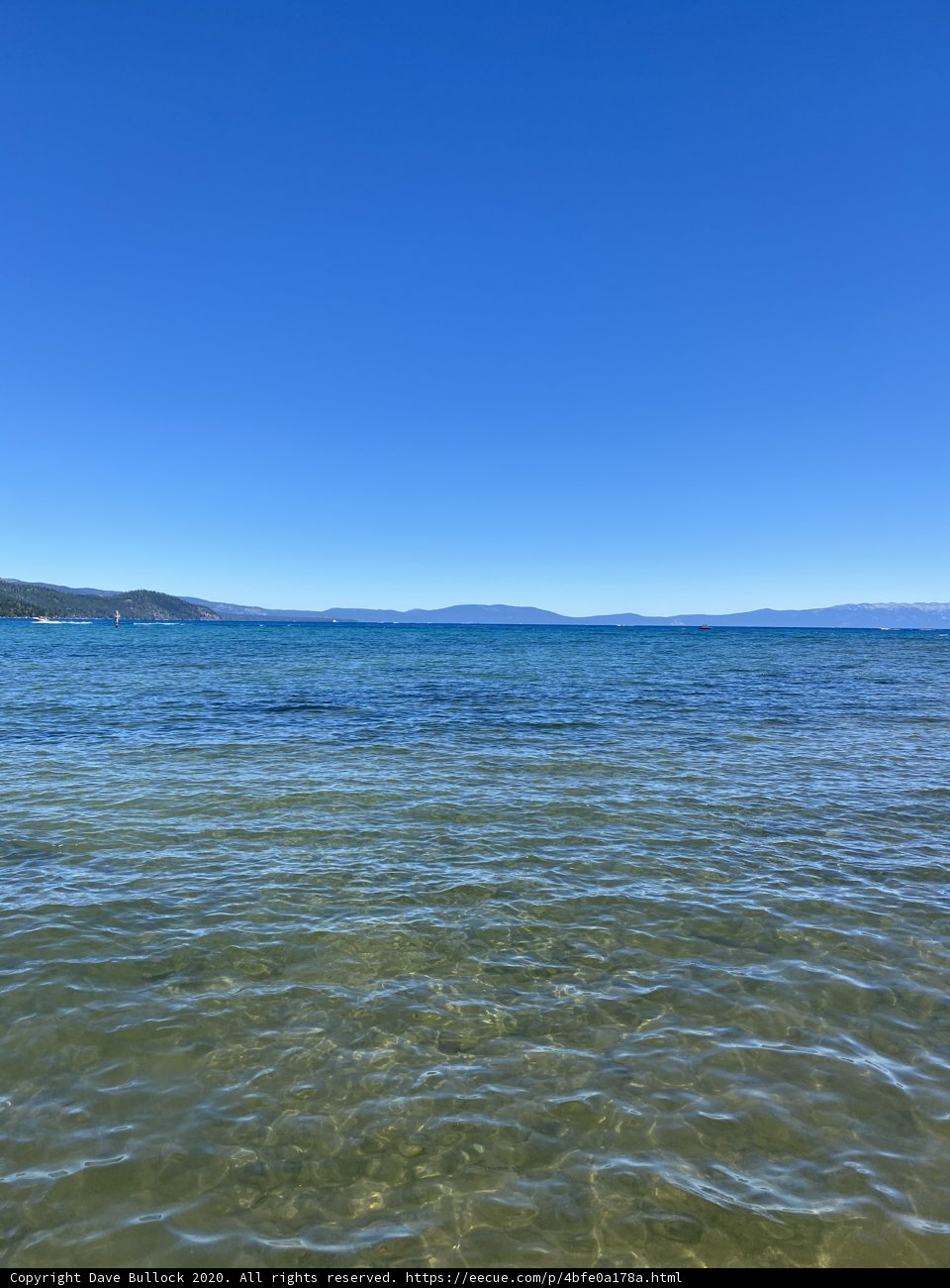 Serene Horizon at Lake Tahoe