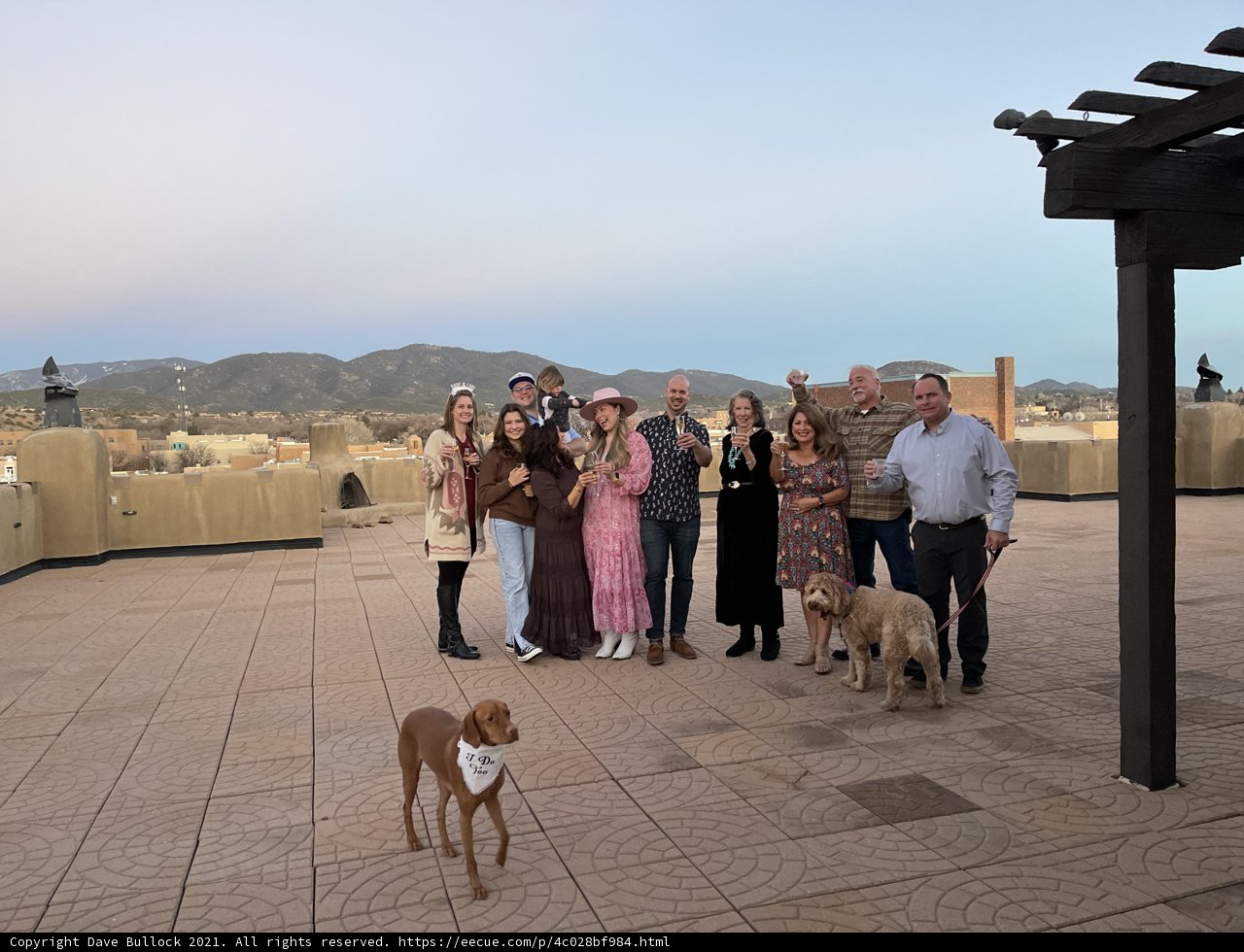 Rooftop Group Photo in Santa Fe