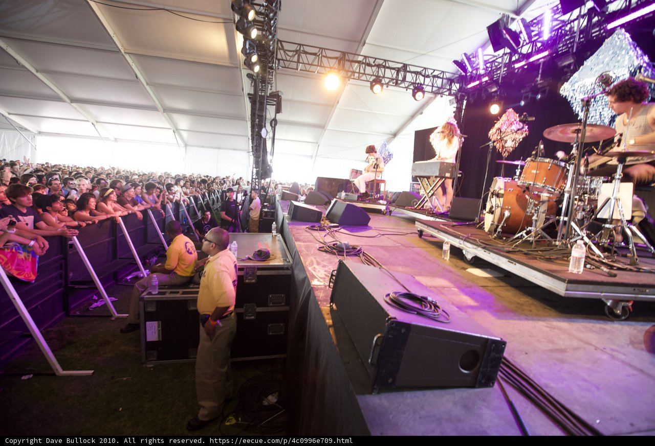 Band Rocks the Stage at Coachella Music Festival