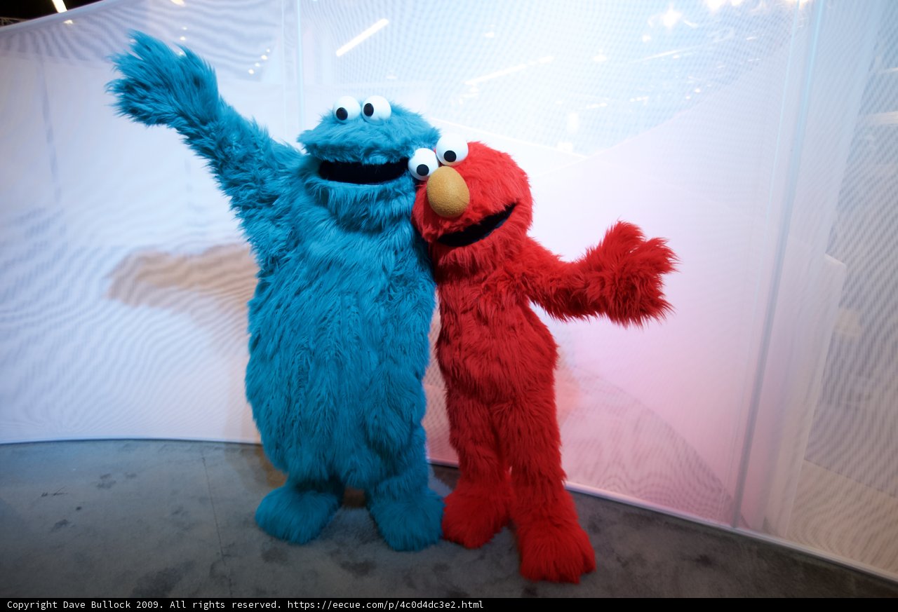 Sesame Street Stuffed Animals Strike a Pose