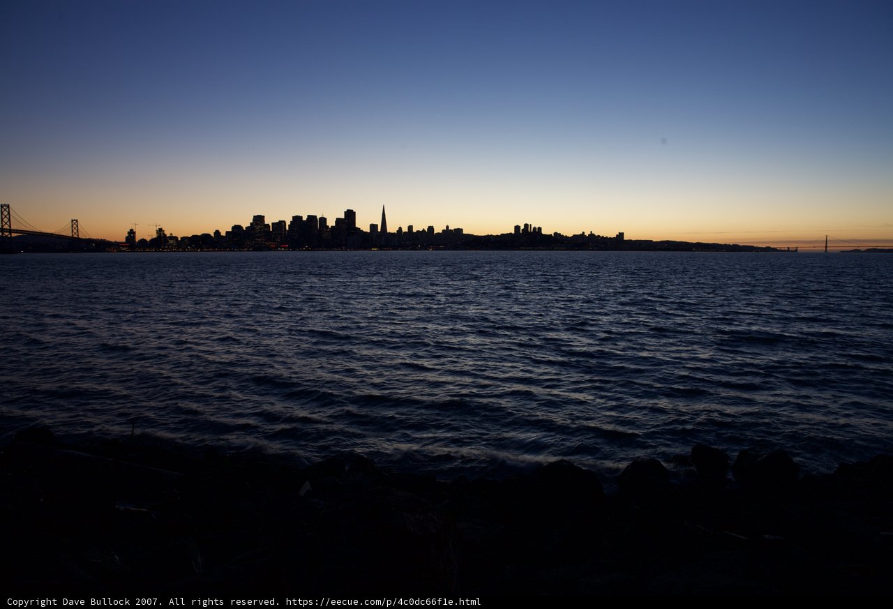 Golden Hour in the City by the Bay