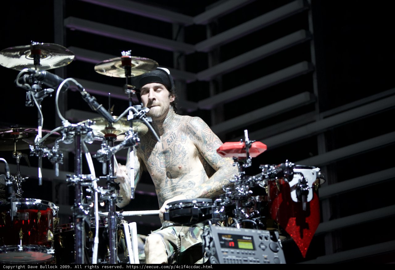 Travis Barker Rocks Coachella