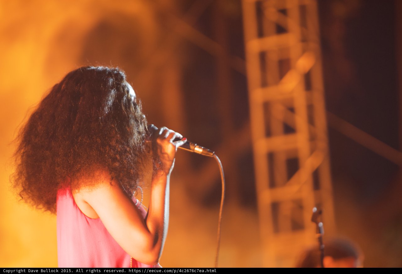 Solange Profile Hair Completely Covering Face Scaffolding Orange