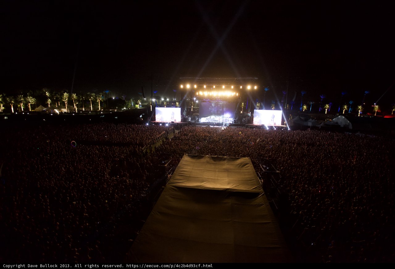 Coachella Crowd Lit Up in Excitement