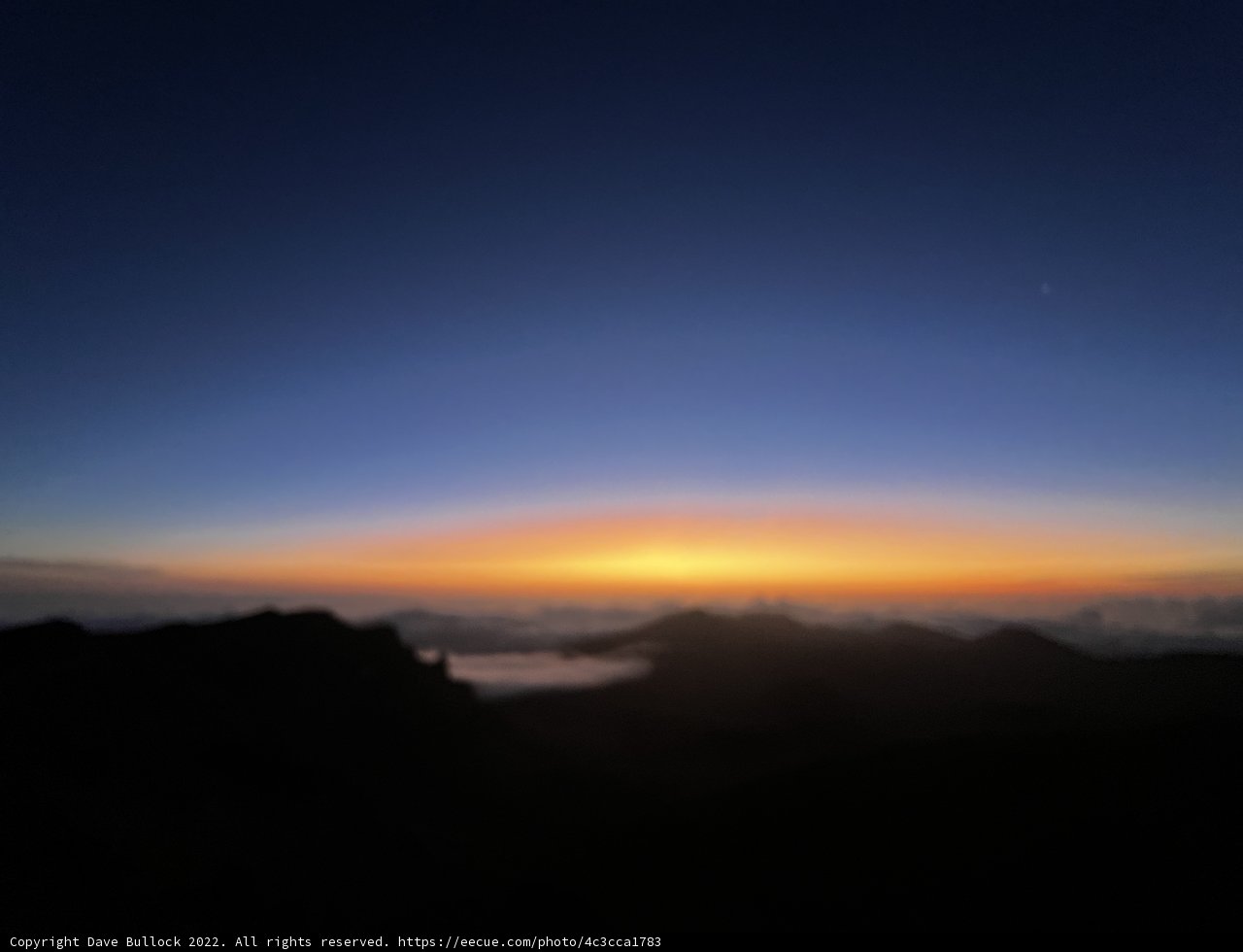 The Golden Hour at Haleakalā National Park