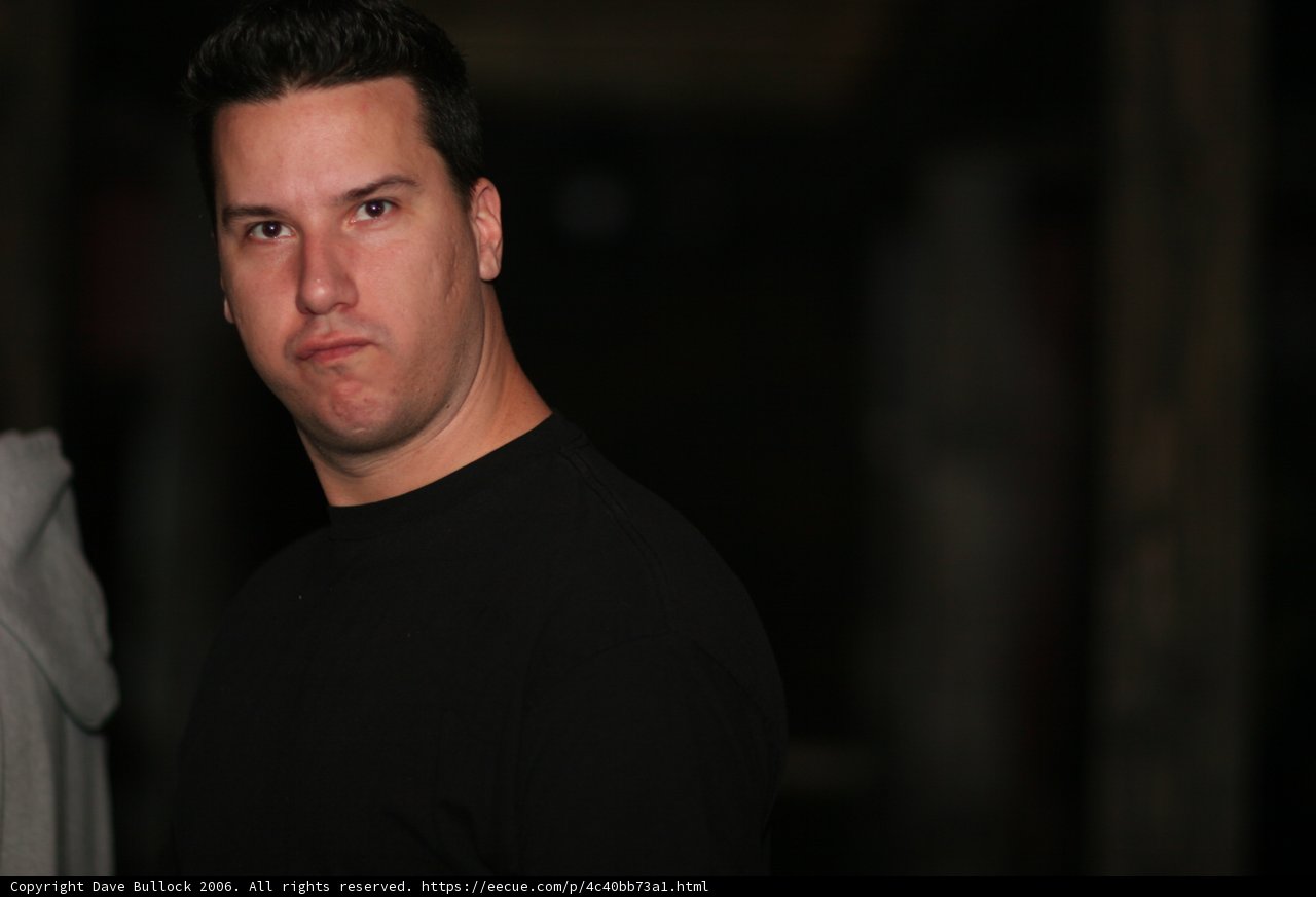 Portrait of a Man in Black Shirt