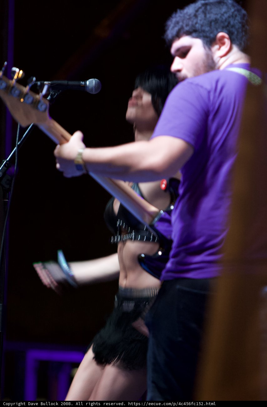 Rocking out on the Detour Stage