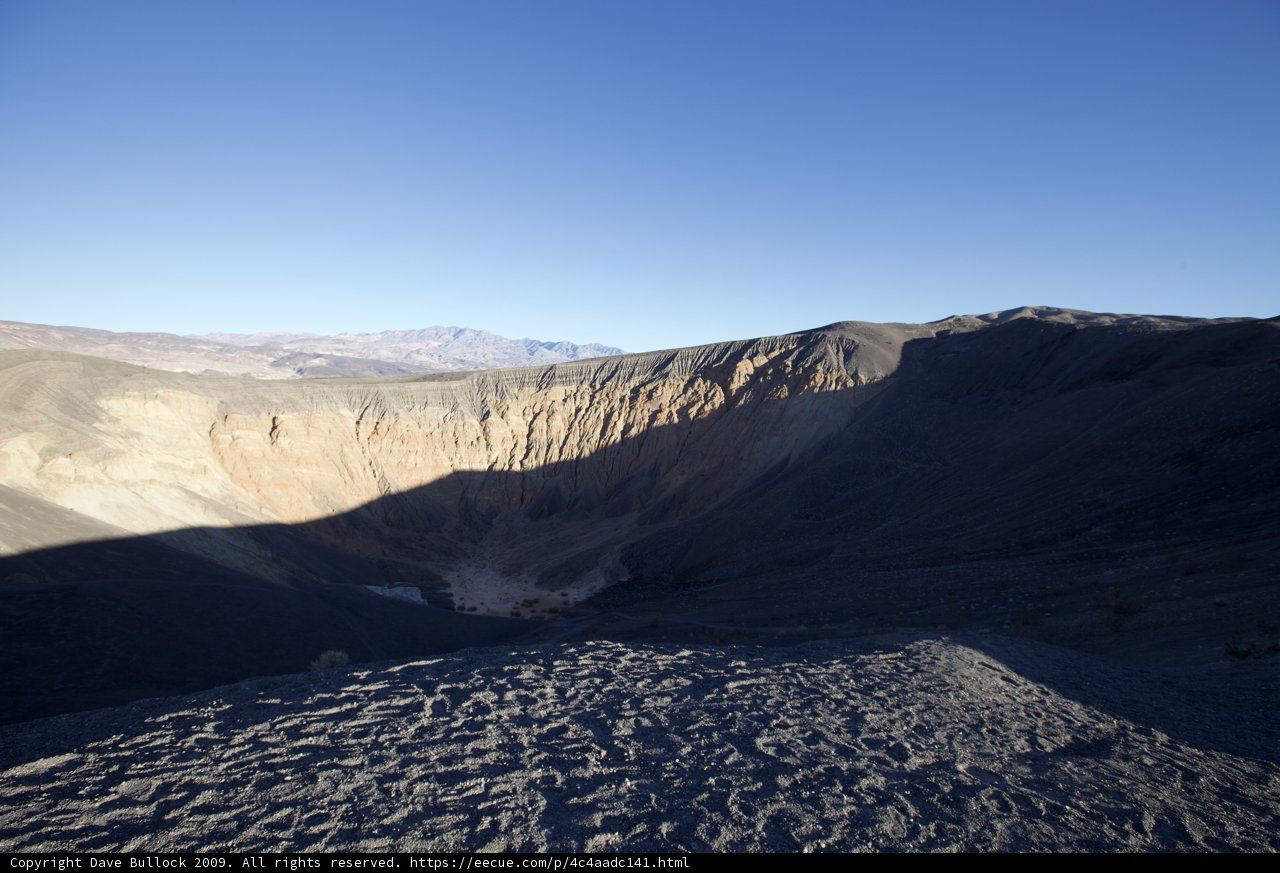 Majestic Crater in Death Valley