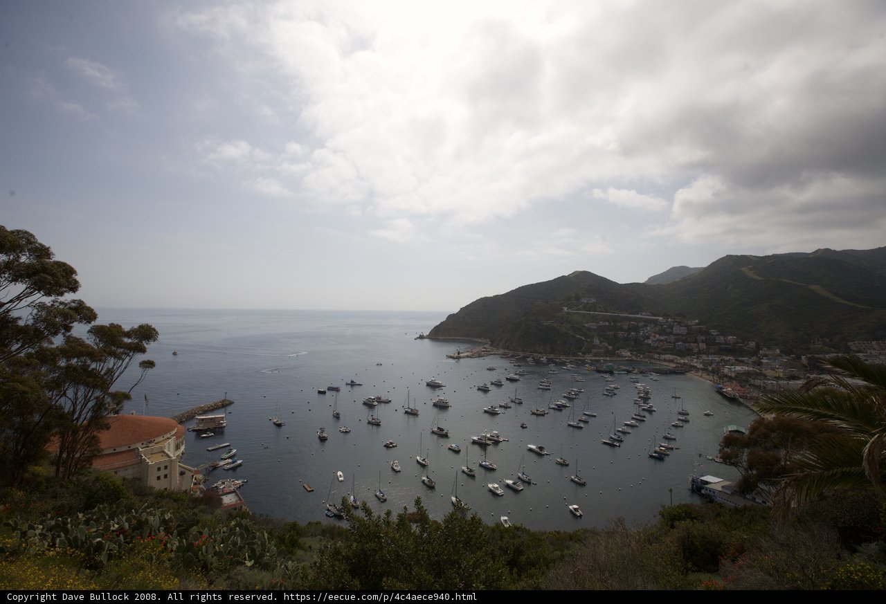 Idyllic Harbor Under a Cloudy Sky