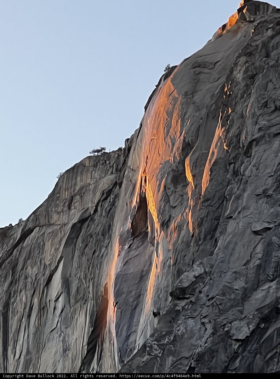 Half Dome's Last Light