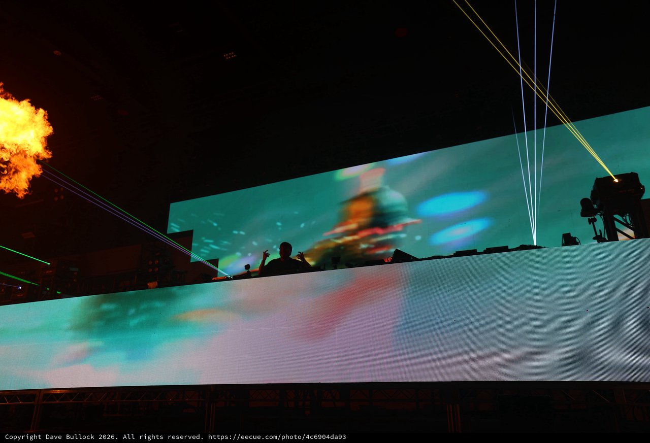DJ Silhouette Ignites Wobbleland with Fire and Lasers