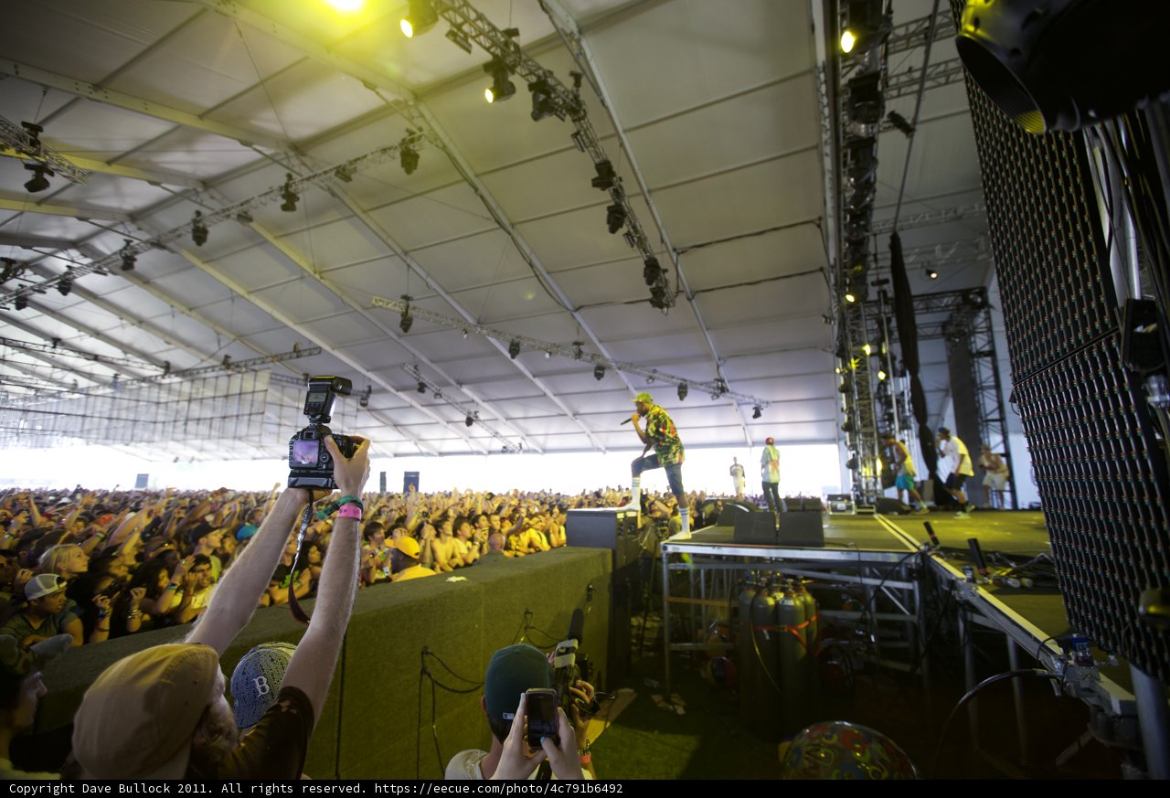 Electrifying Stage Performance at Coachella
