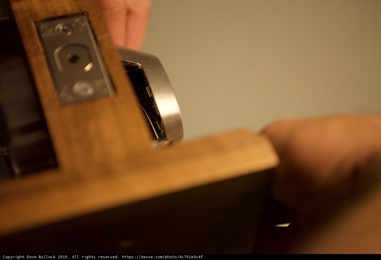 Wooden Object in Hand