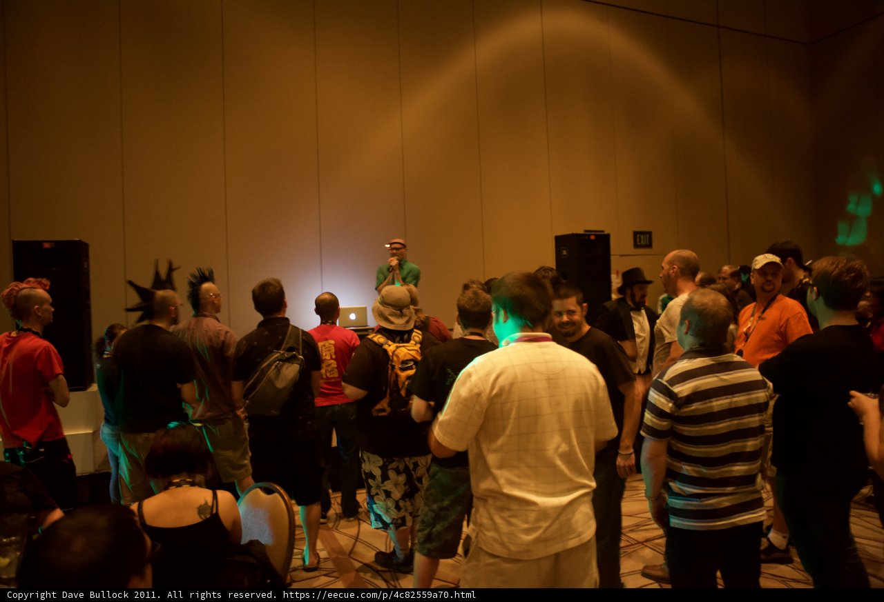 Green Shirt Man Rocks the Crowd