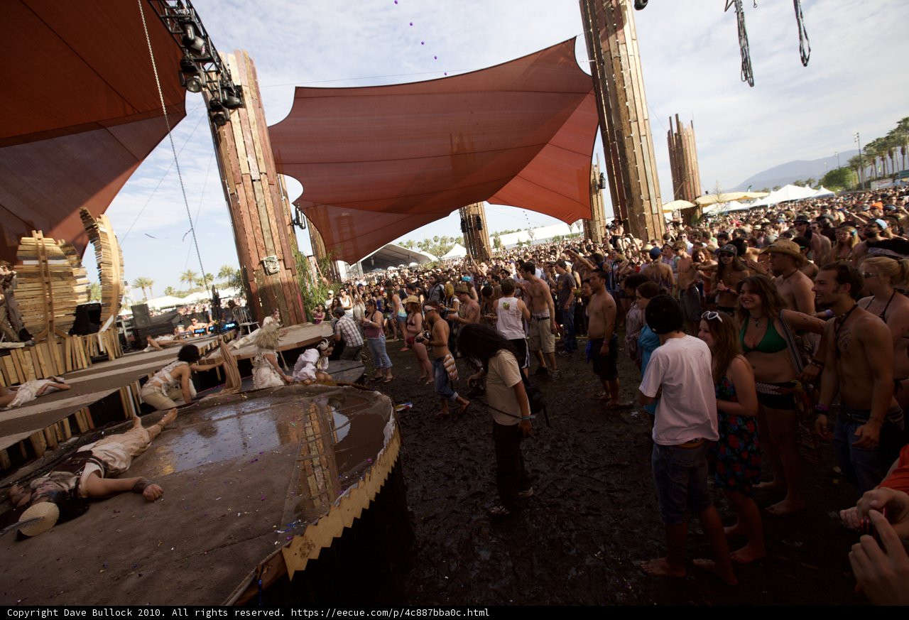 Coachella Music Festival Crowd