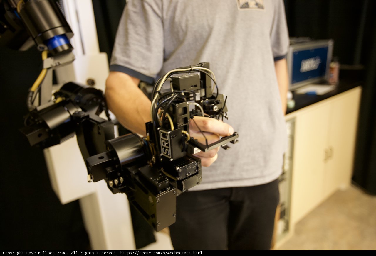 A Man and His Robot Arm