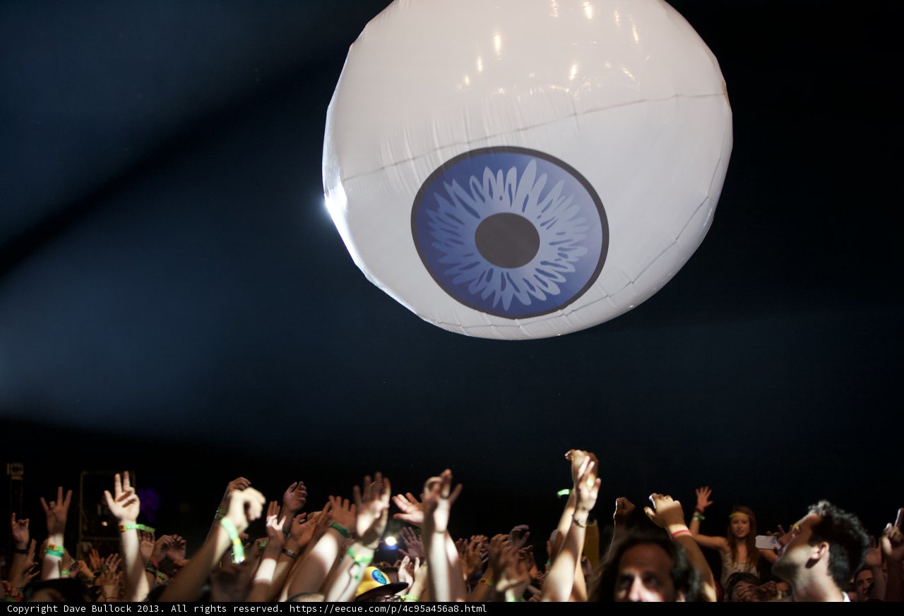 Illuminated Eye in the Sky