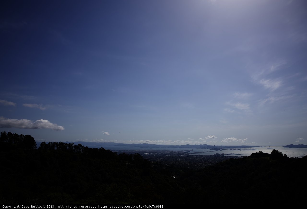 Serene Bay View from Berkeley Hills