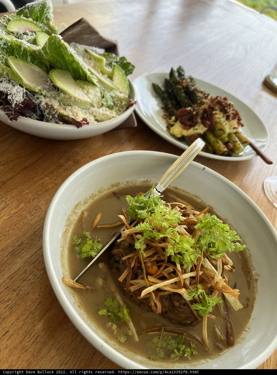 A Delicious Meal in Napa