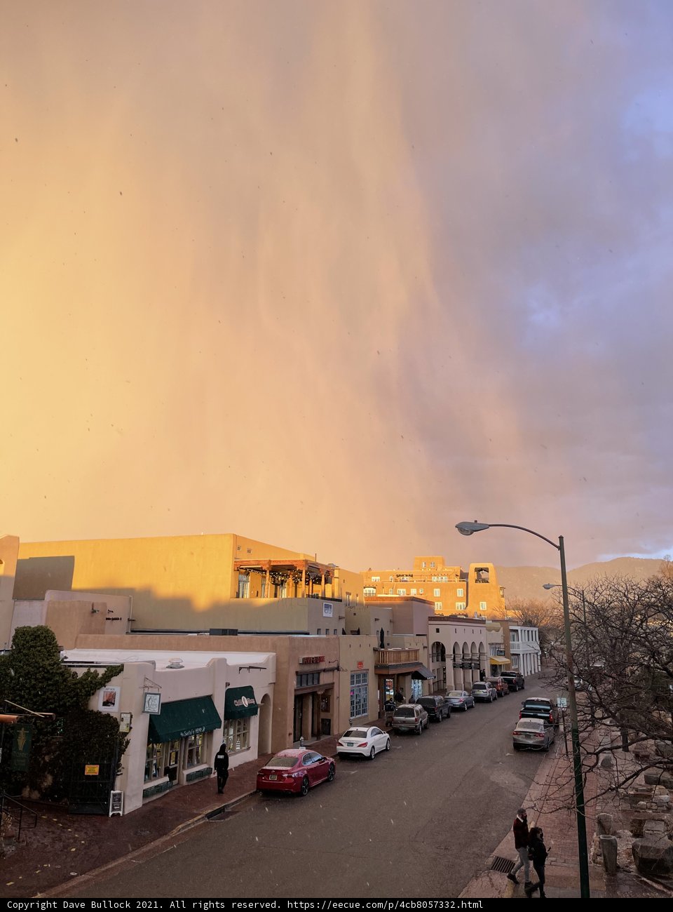 Storm over Santa Fe