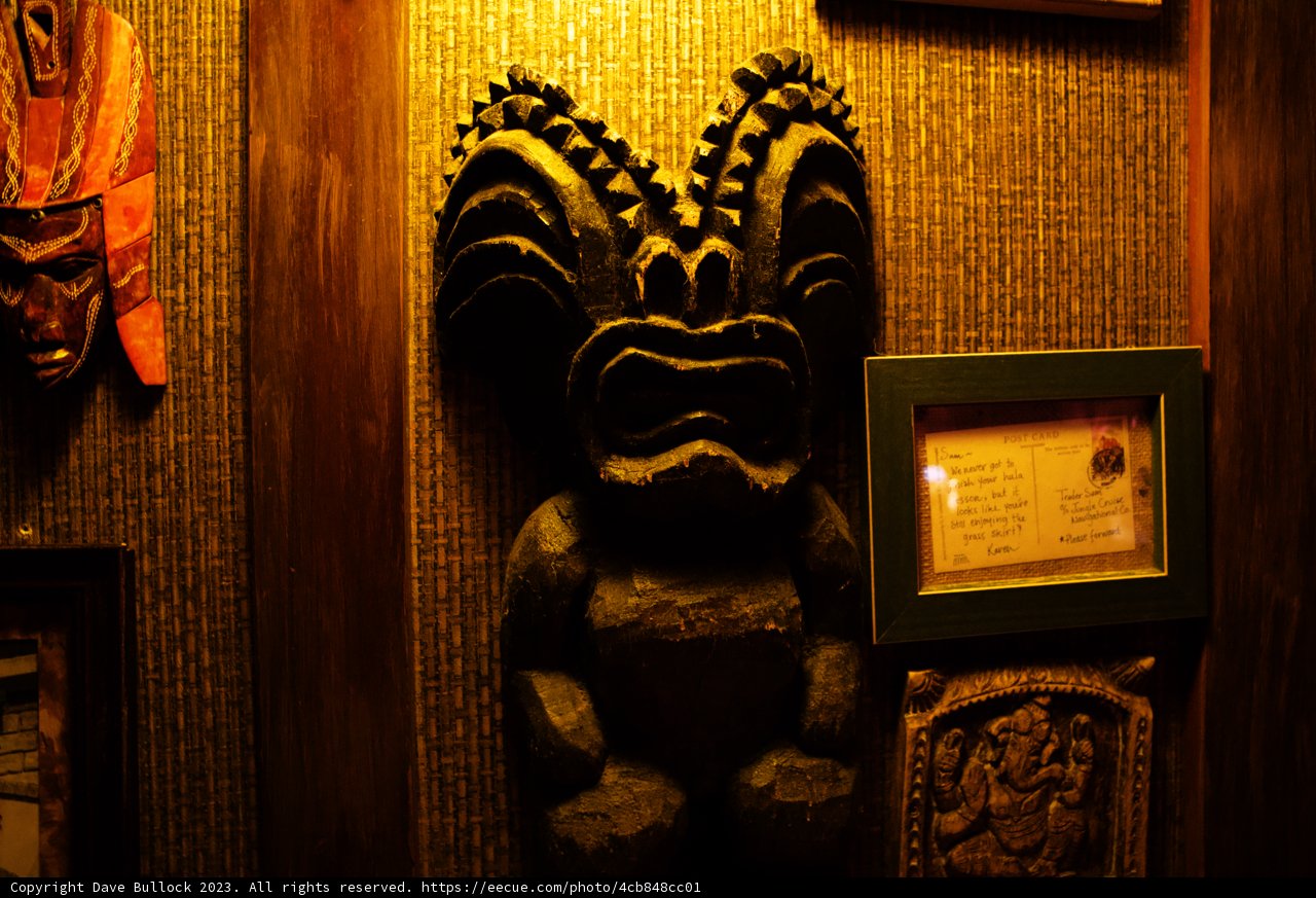 Captivating Tiki Statue at Disneyland