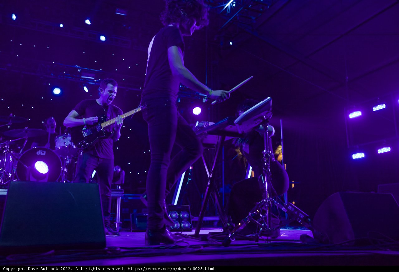Urban Rock Concert Under the Purple Lights