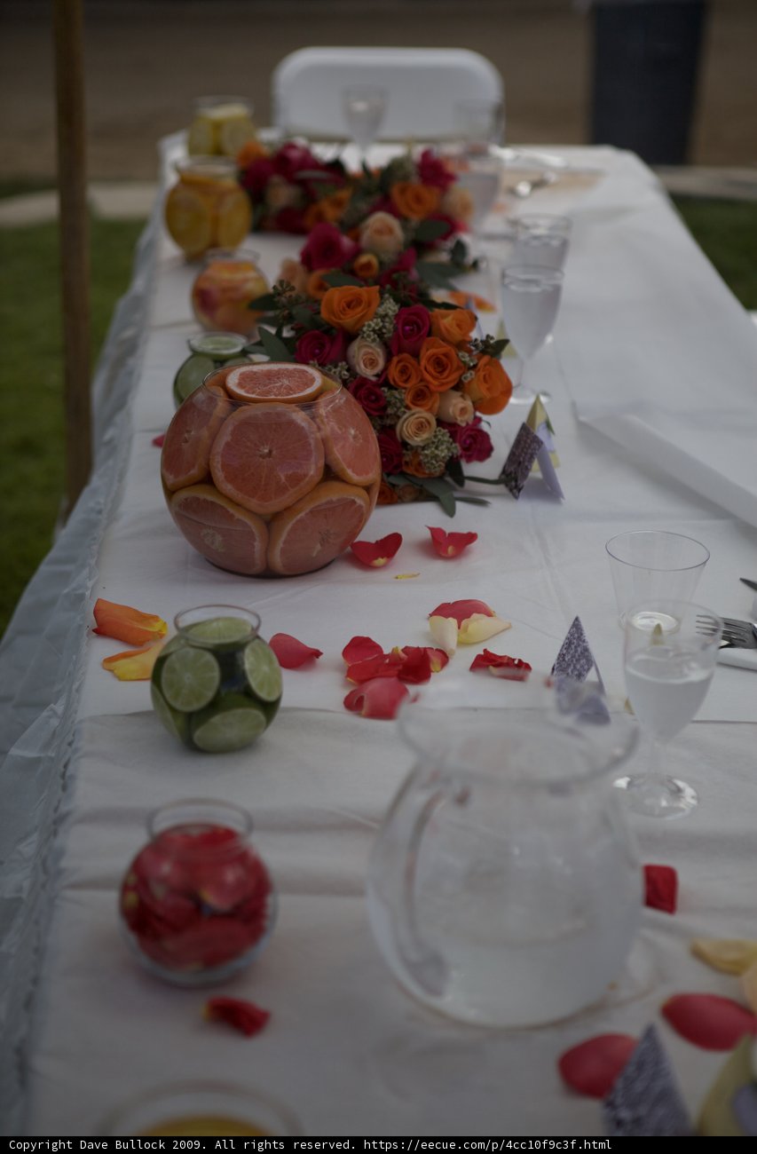 Floral Table Spread