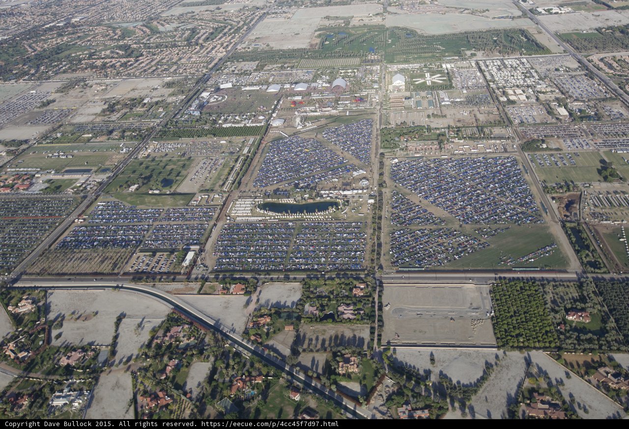 A Bird's Eye View of Indio's Urban Landscape