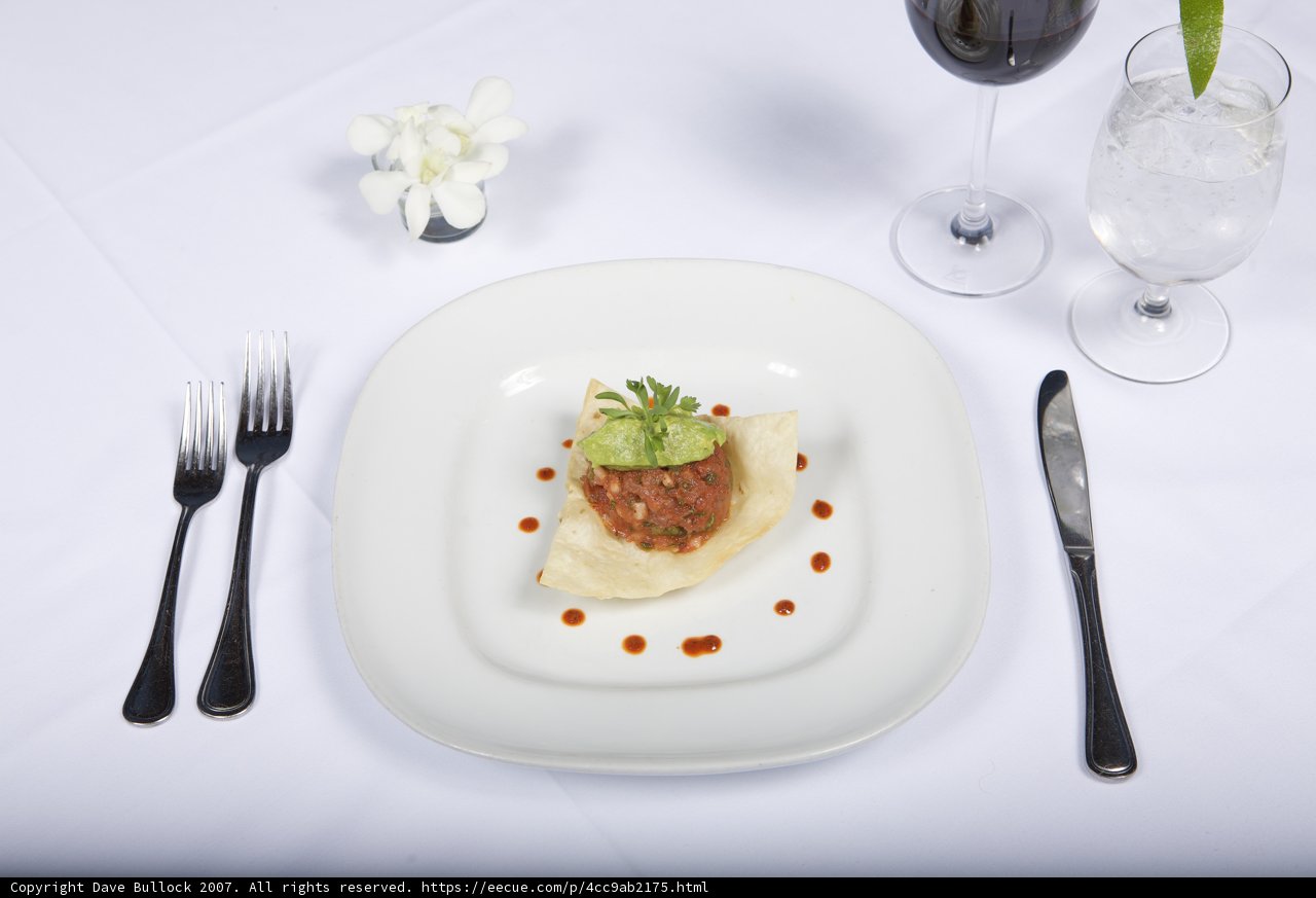 Exquisitely Plated Meal