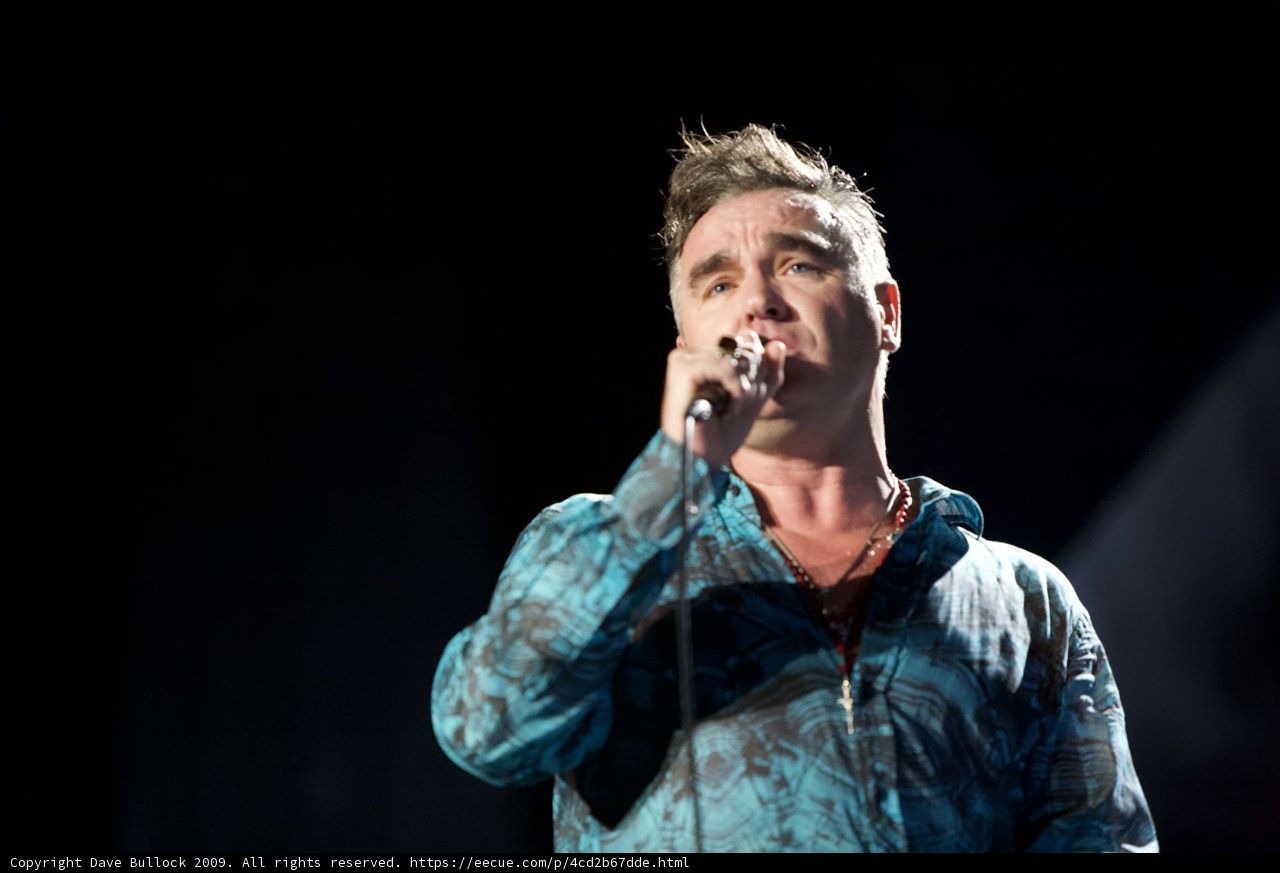 Morrissey Rocks Coachella Stage