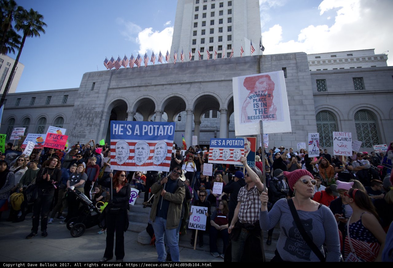 Women's March Protest in Los Angeles