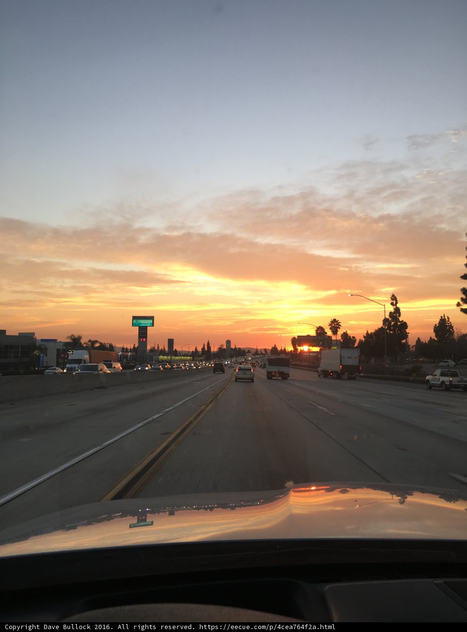 Sunset Road Trip