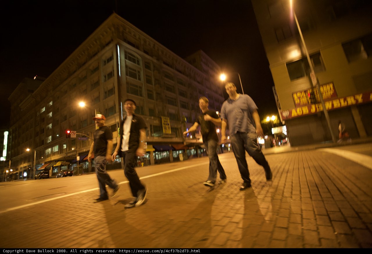 Night Stroll with Friends