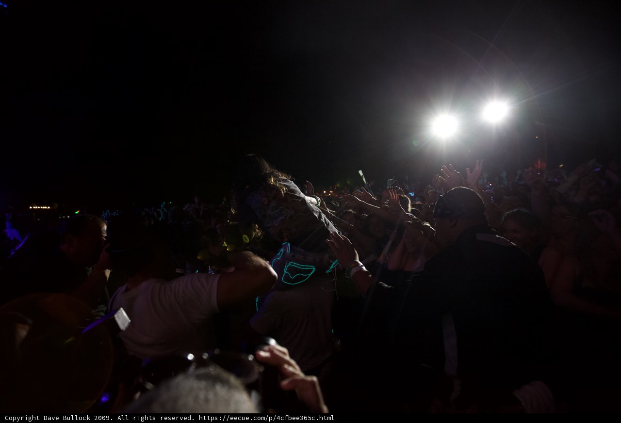 High-flying Concert-goer