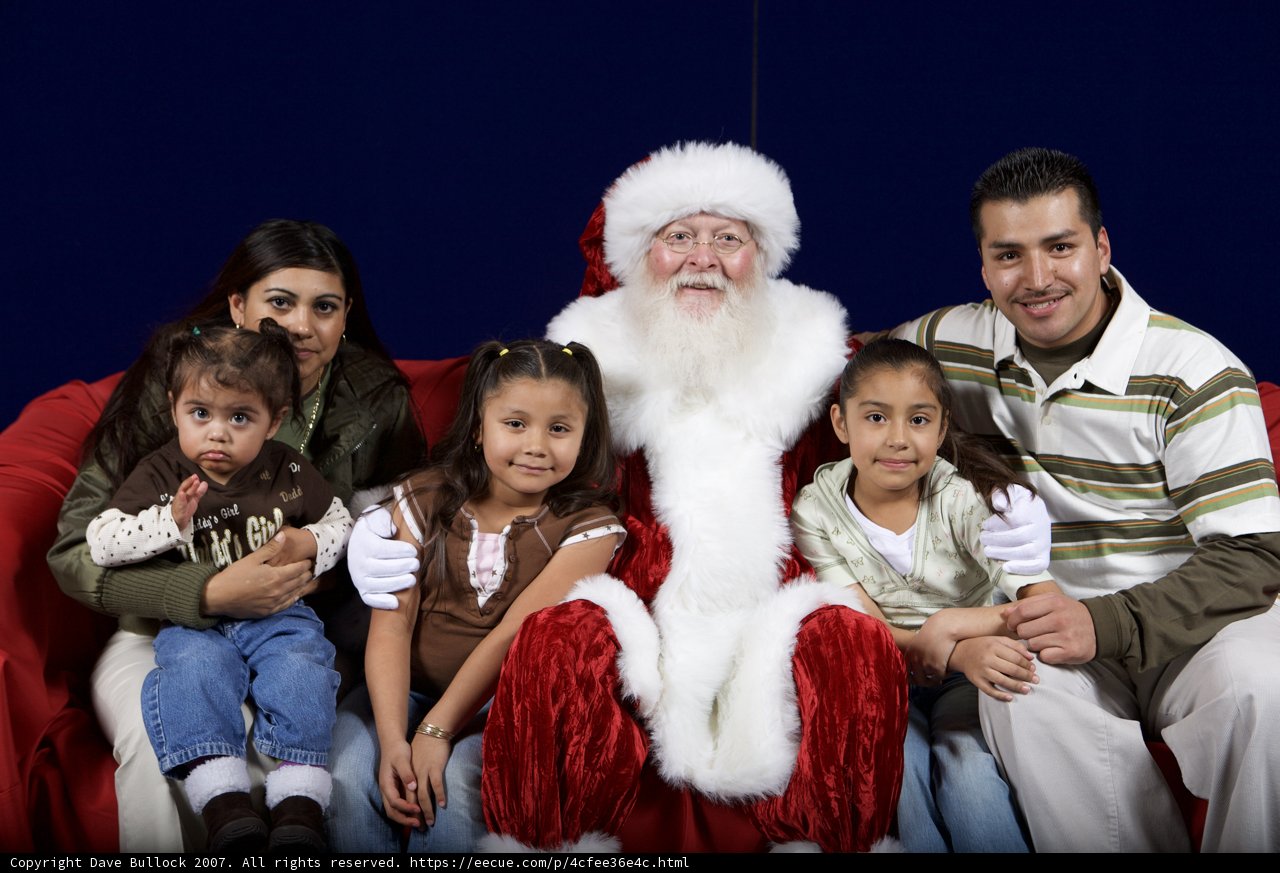 A Festive Photo with Santa Claus