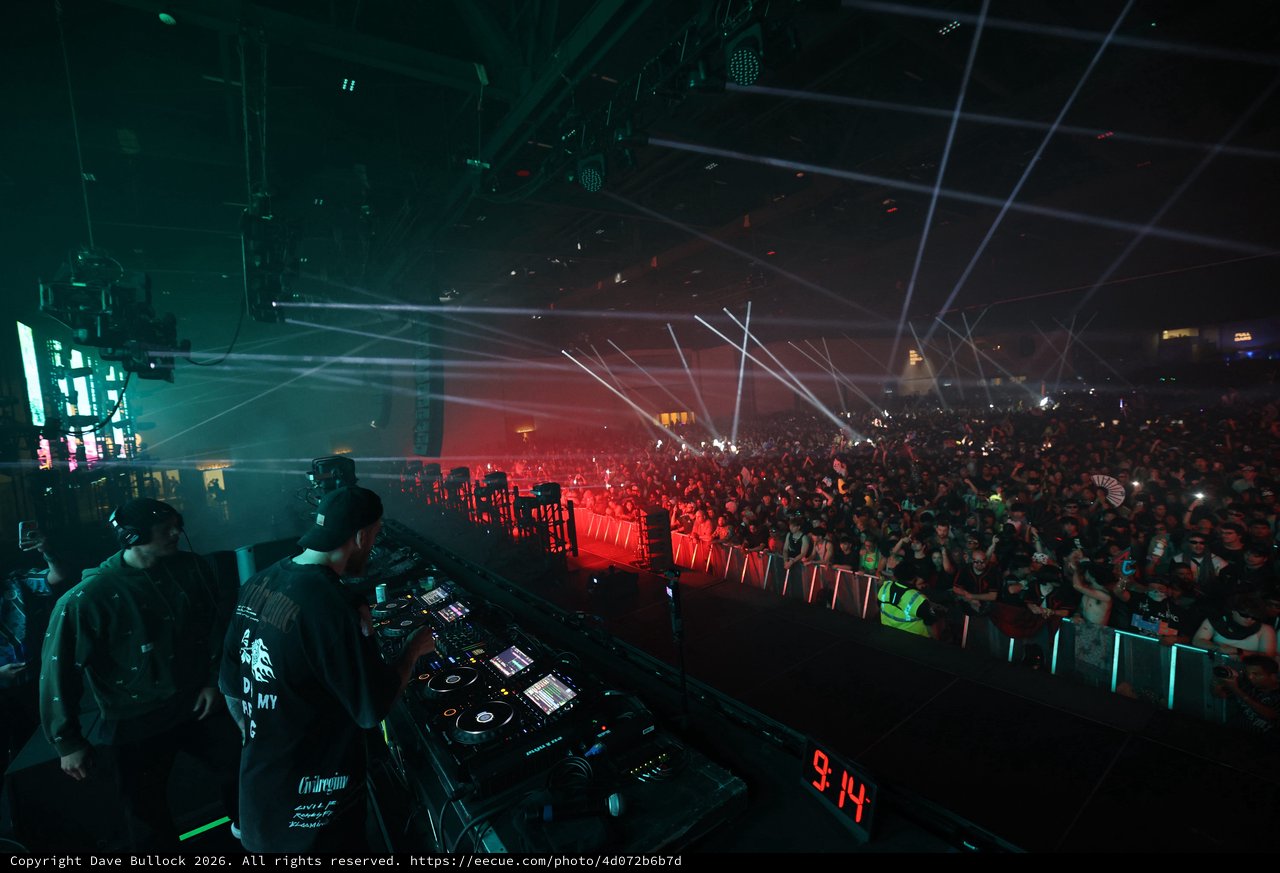 DJ Set Overlooking Massive Crowd at Wobbleland 2026