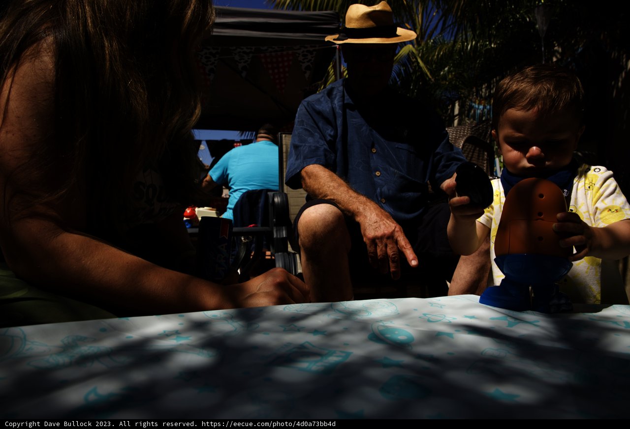 The Accessorized Man at Wesley's First Birthday Bash