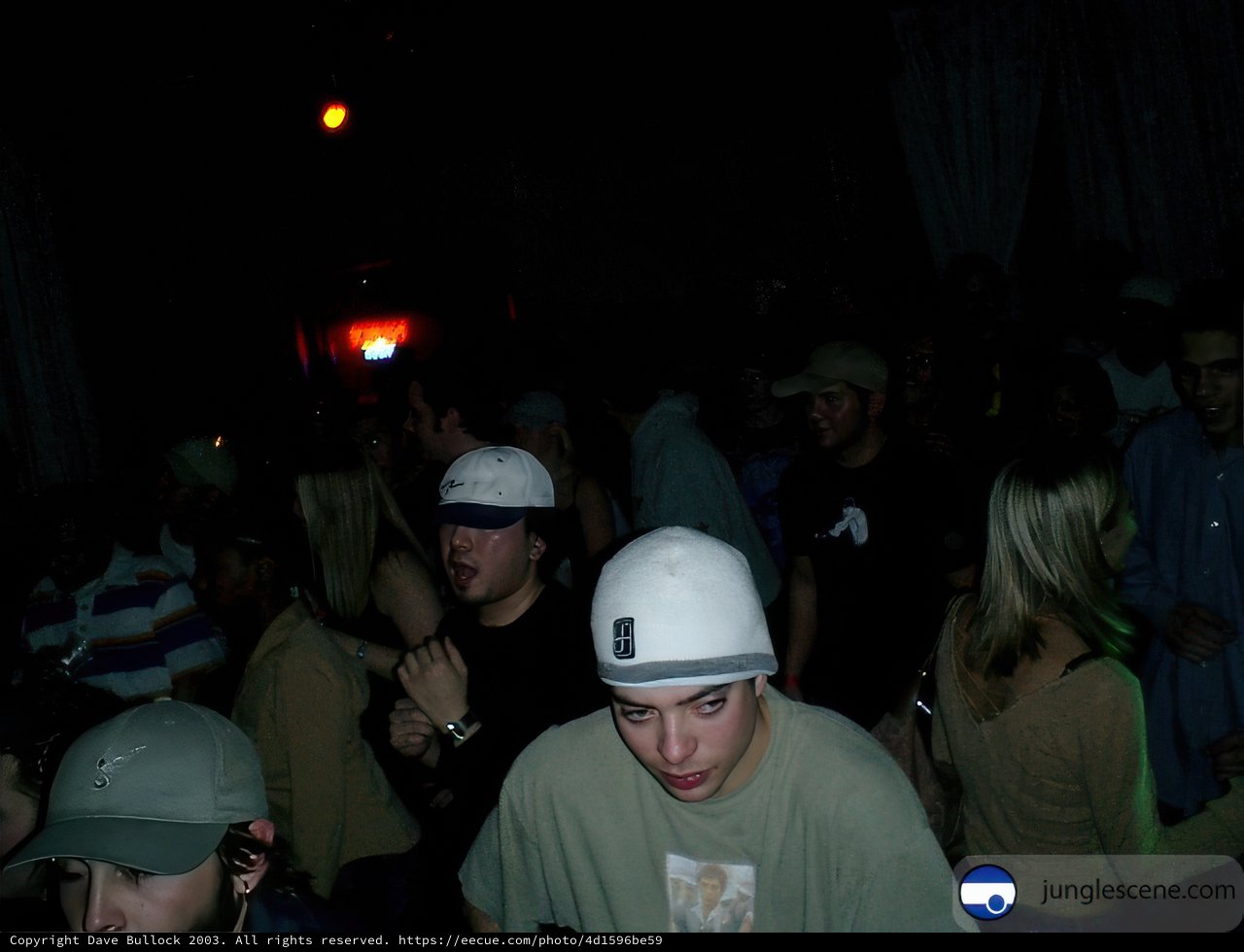 Hat-wearing partygoer
