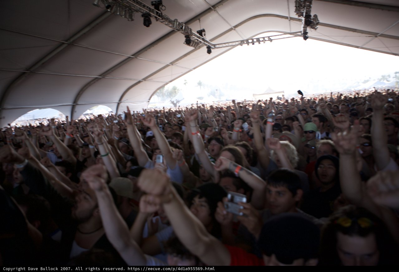 Electric Crowd at Coachella Saturday